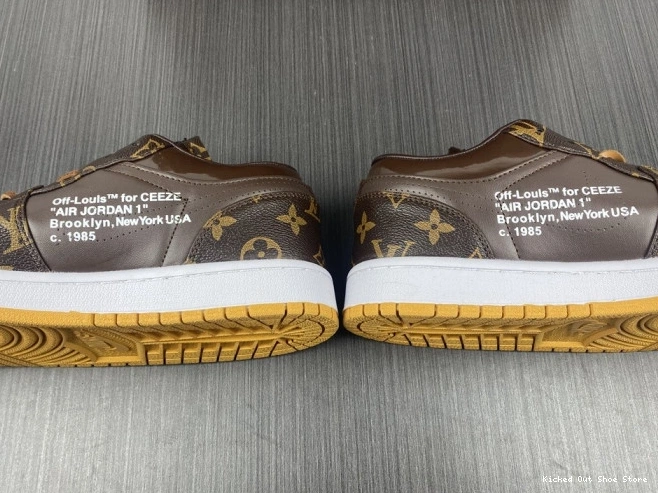 Kicked Out Shoe Store LOW x Air 1 AJ1 Off-Louis OW Jordan 0816